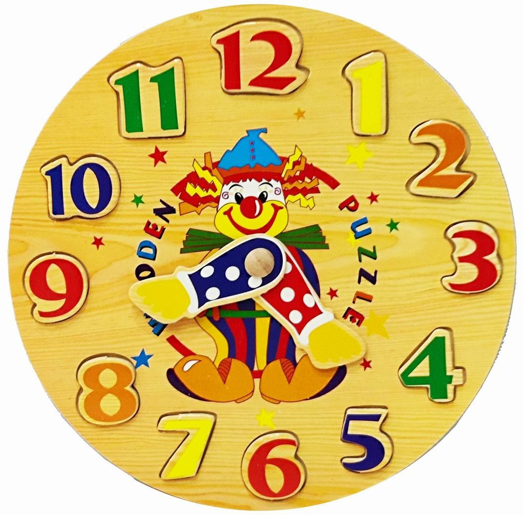 Рамка-вкладыш «Часы-цифры» | Чудо-Дерево