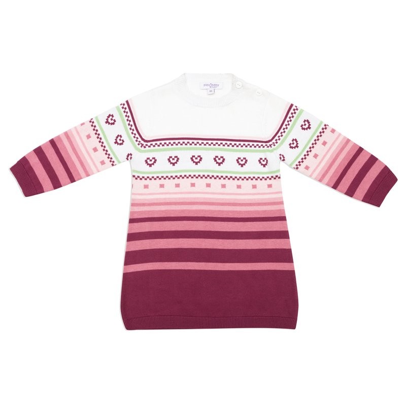 Платье трикотажное для девочек | Цветочный калейдоскоп | PlayToday