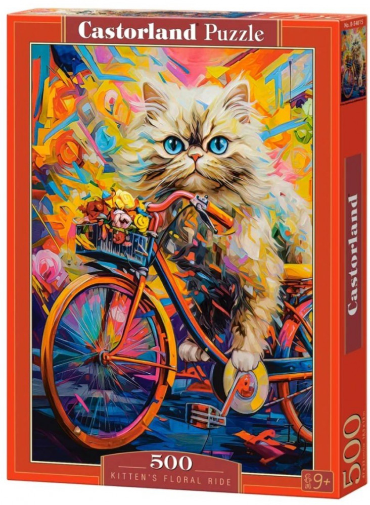 Пазл «Кот на велосипеде» | Castorland Puzzle