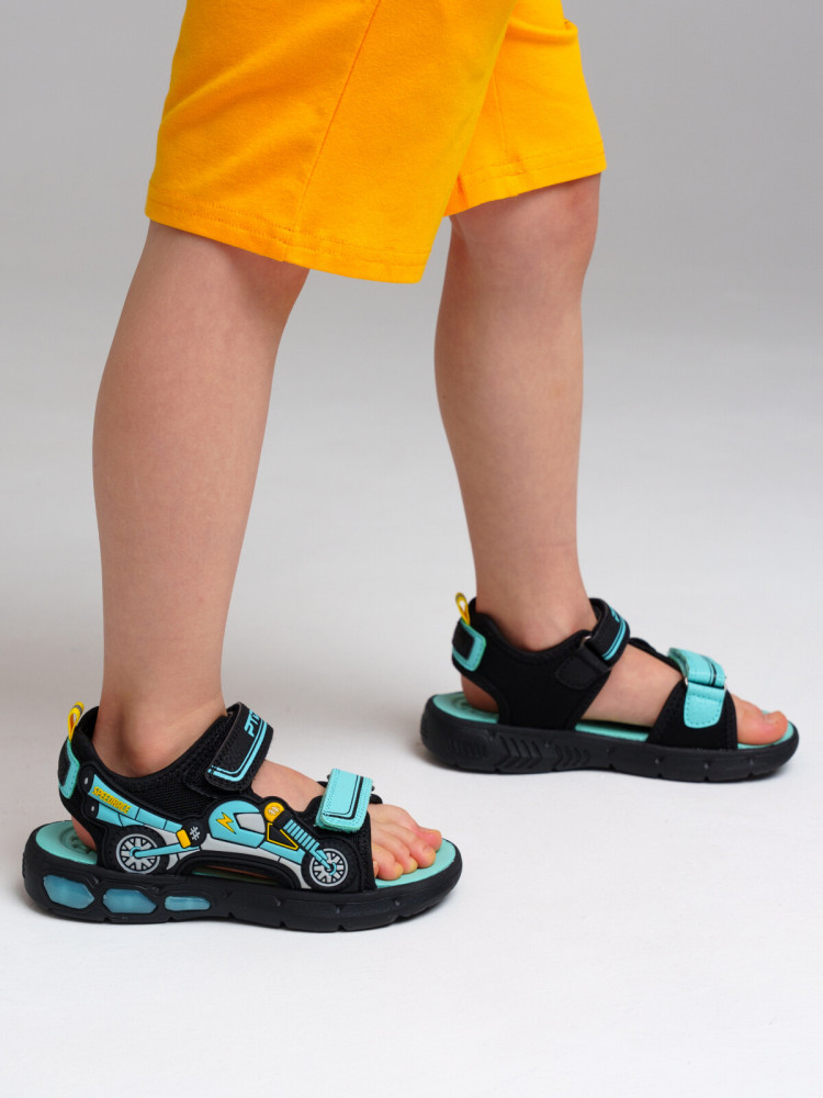 Сандалии для мальчиков с мигающим элементом flashlight | Game | PlayToday