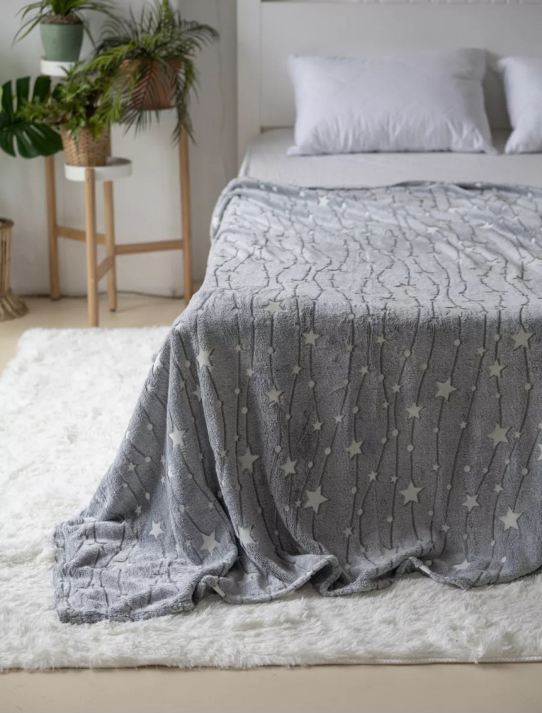 Светящийся в темноте плед «Ночное небо»