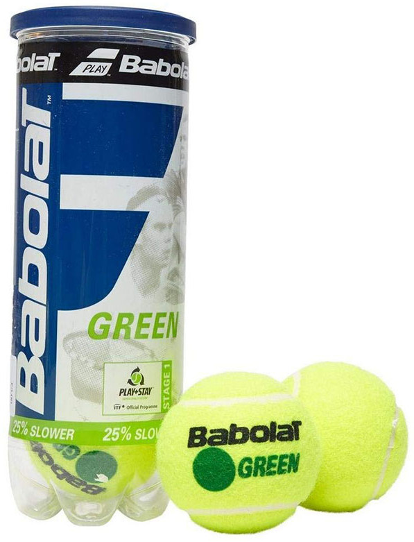Набор мячей детских для большого тенниса «Green» | Babolat