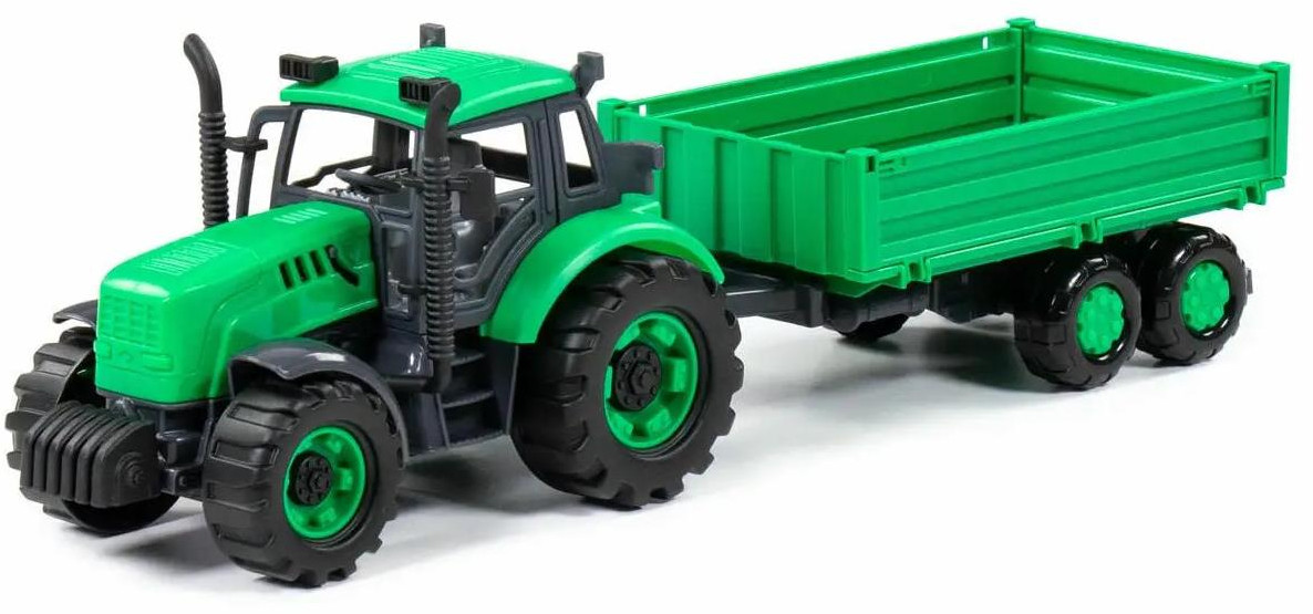 Трактор с бортовым прицепом «Прогресс» | Полесье