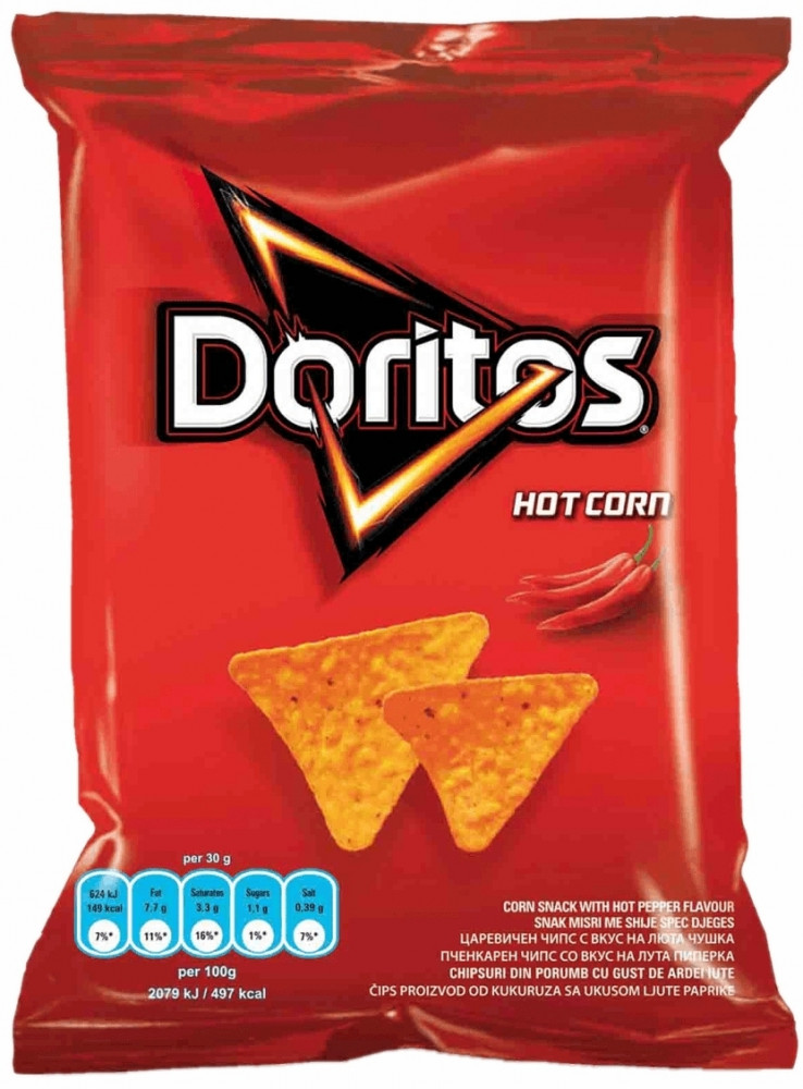 Чипсы кукурузные «Перец острый. Hot Corn» | Doritos
