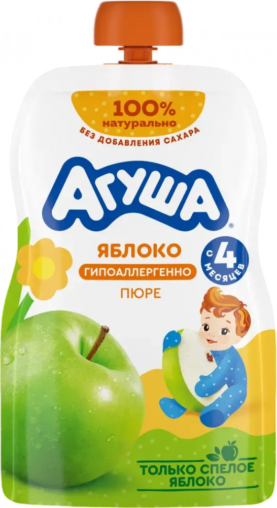 Пюре фруктовое «Яблоко» | Агуша