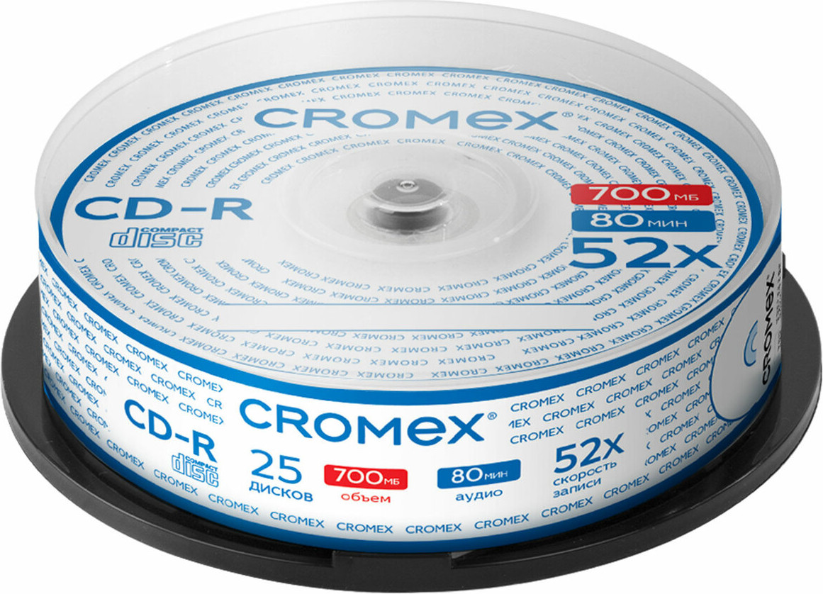 Набор дисков CD-R | Cromex
