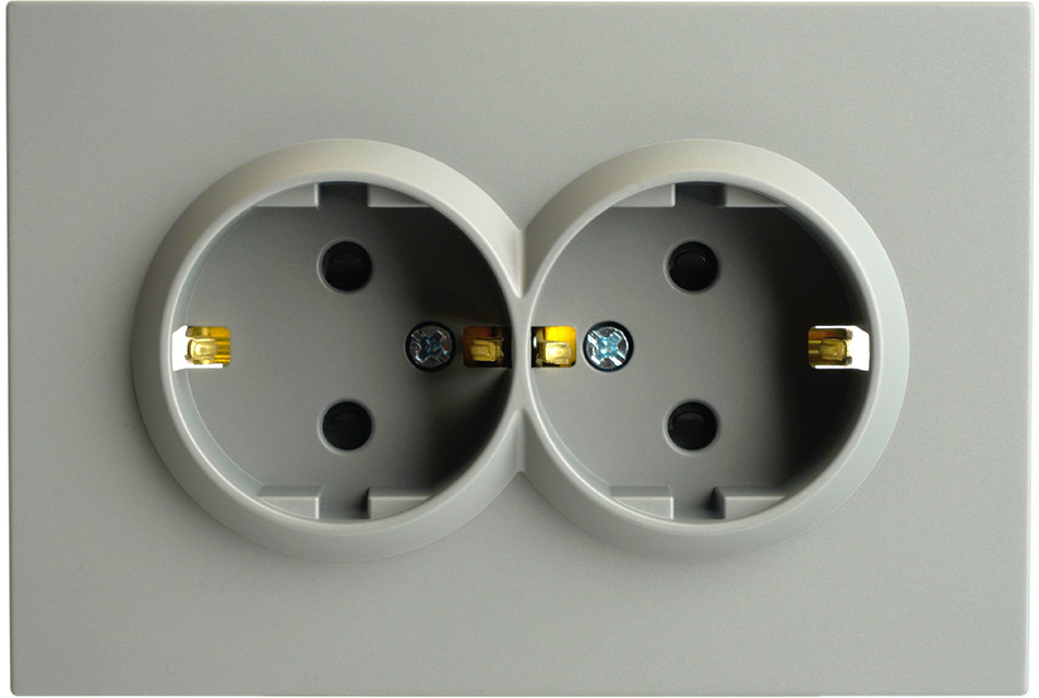 Розетка двухместная RST16-5114-10 | Эмили | Stekker