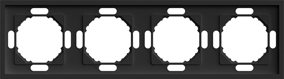 Рамка четырехместная PFR00-5004-05 | Эмили | Stekker