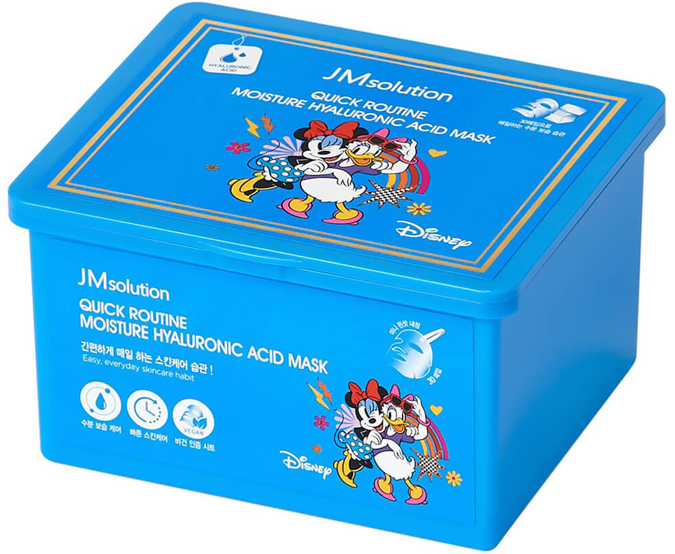 Набор масок для лица «Quick Routine Hyaluronic Acid Mask» | Disney | JMsolution