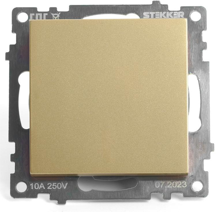 Выключатель перекрестный одноклавишный GLS10-7110-08 | Катрин | Stekker