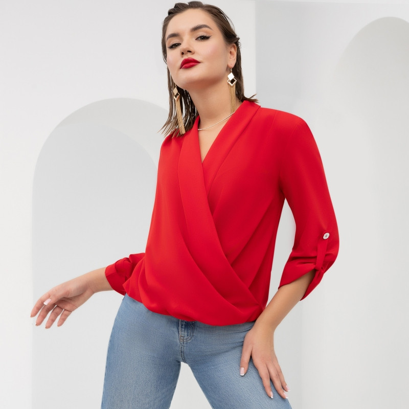 Блуза Гордость и убеждение (маковый цвет) | Charutti