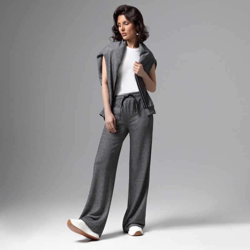 Брюки с лампасами Смелый выход (серый) | Charutti