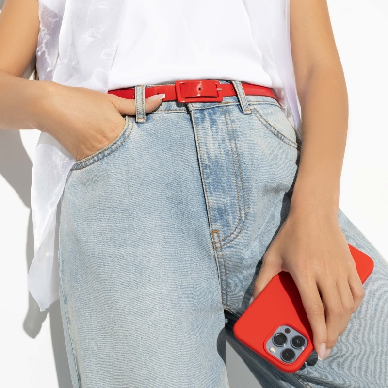 Ремешок глянцевый Магический красный | Charutti