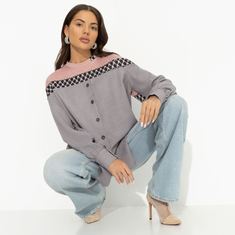 Свитшот дизайнерский Всплеск эмоций (gray) | Charutti