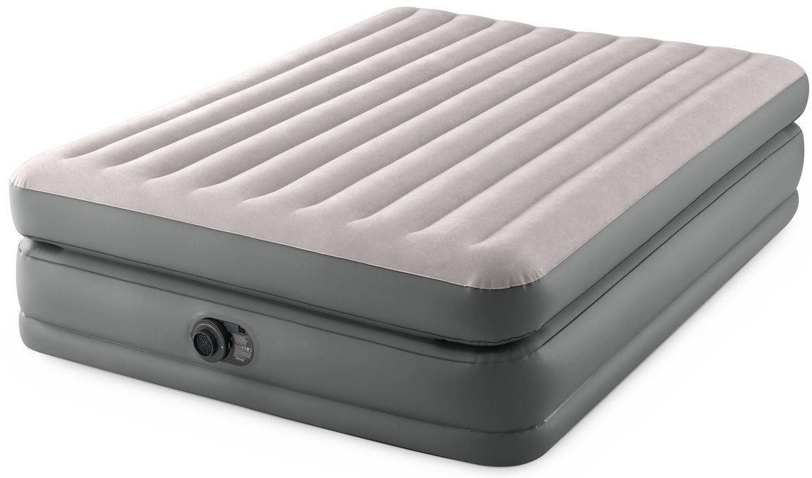 Кровать надувная двуспальная со встроенным насосом «Prime Comfort» | Dura-Beam | Intex