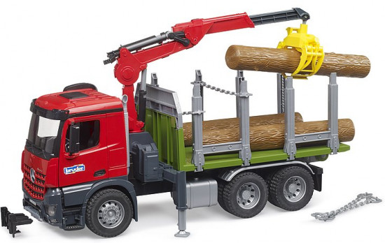 Машинка « Грузовик Mercedes для перевозки леса с брёвнами»
