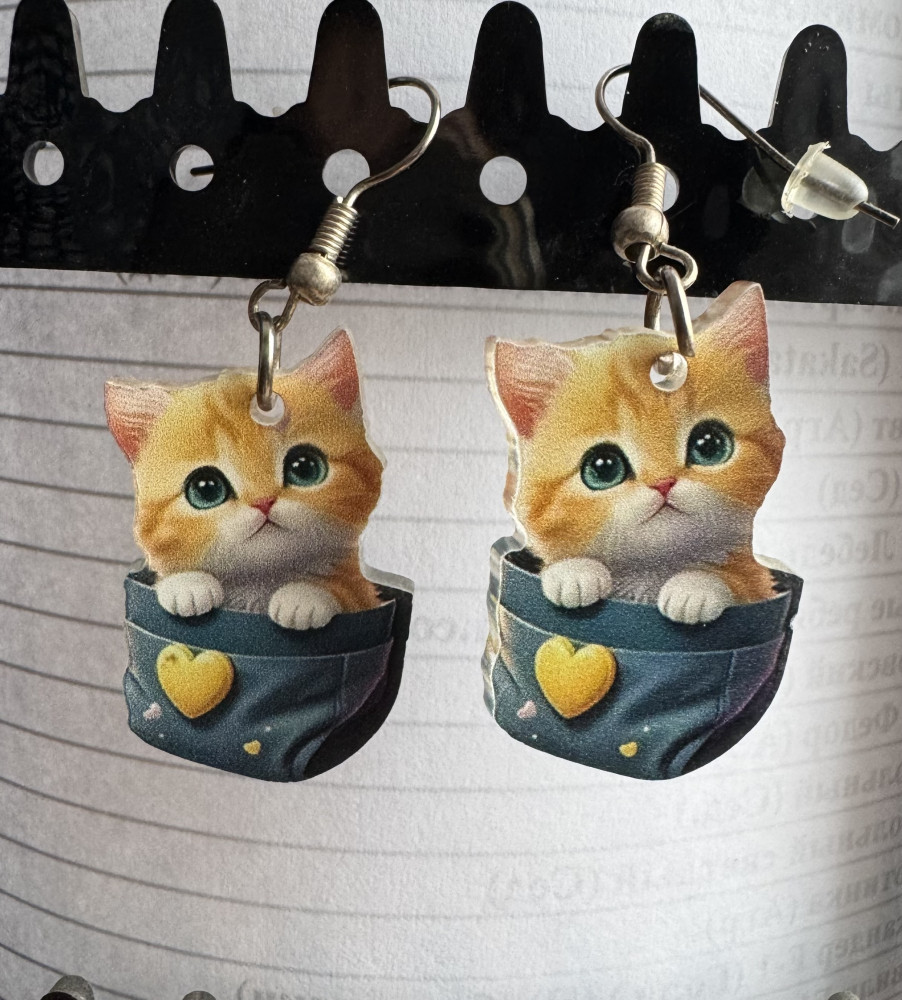 Серьги детские