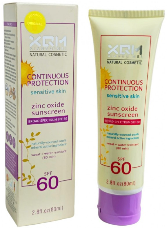 Солнцезащитный крем с оксидом цинка SPF 60