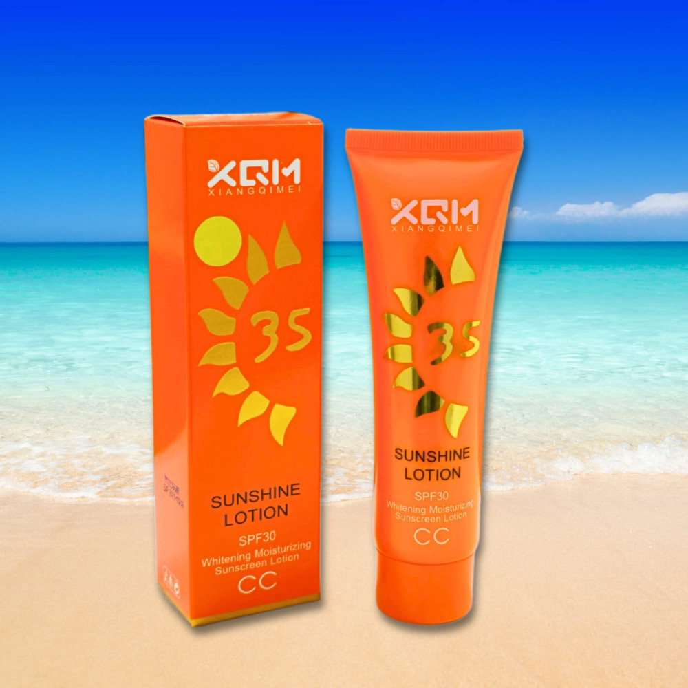 Солнцезащитный отбеливающий лосьон для лица и тела SPF 30+ «XQM Xiangqimei»