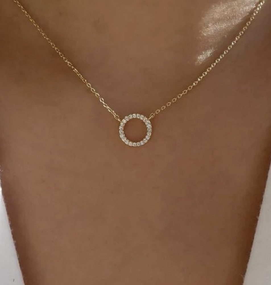 Цепочка с кулоном женская