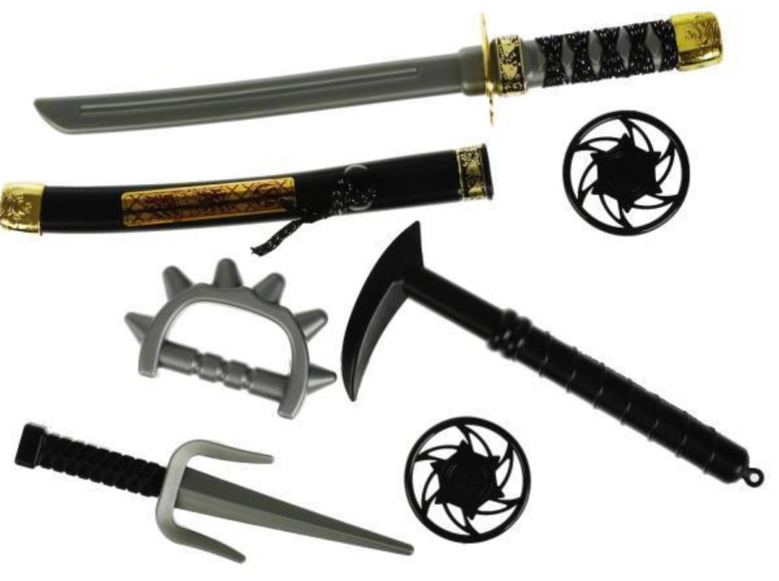 Игровой набор оружия «Ниндзя» | Играем вместе