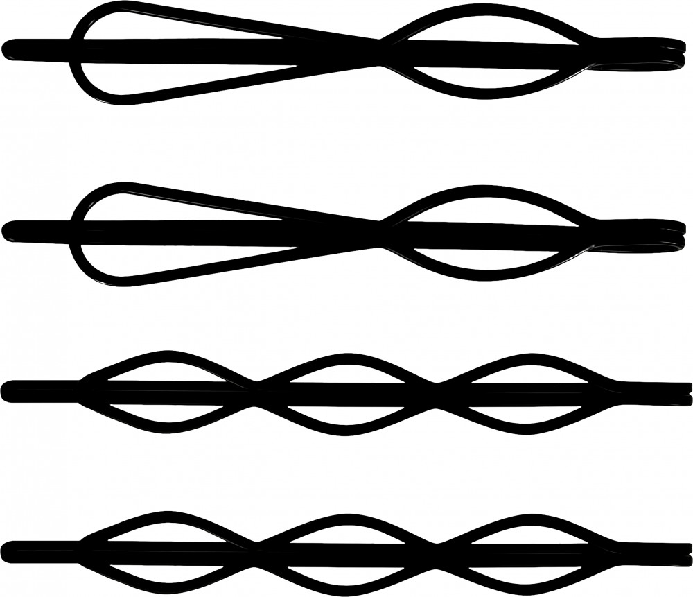 Набор невидимок для волос | Basic | Lady Pink