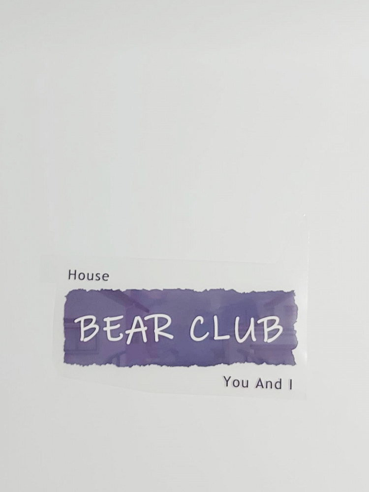 Термонаклейка «House Bear club»
