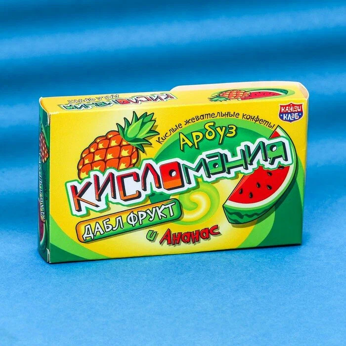 Жевательные конфеты «Арбуз и Ананас»