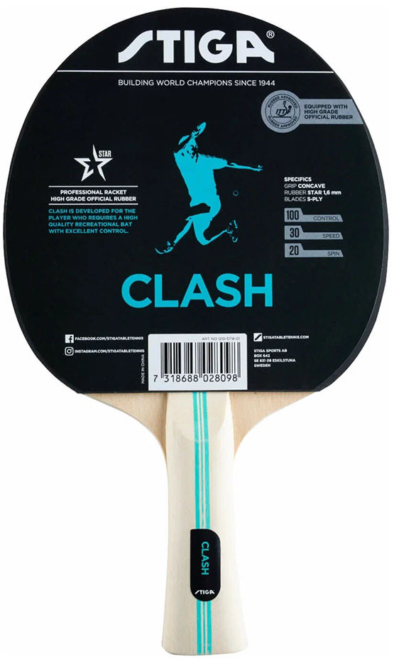 Ракетка для настольного тенниса «Clash» | Hobby | Stiga