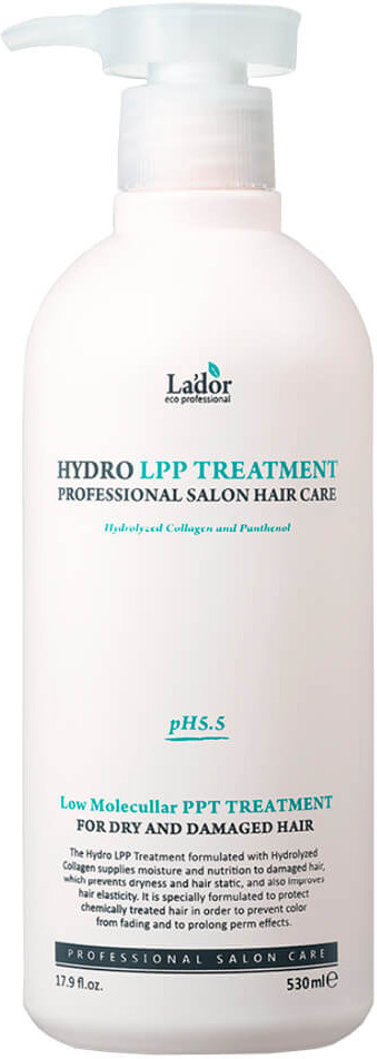 Маска для поврежденных и сухих волос с коллагеном «Eco Hydro LPP Treatment» | La’dor