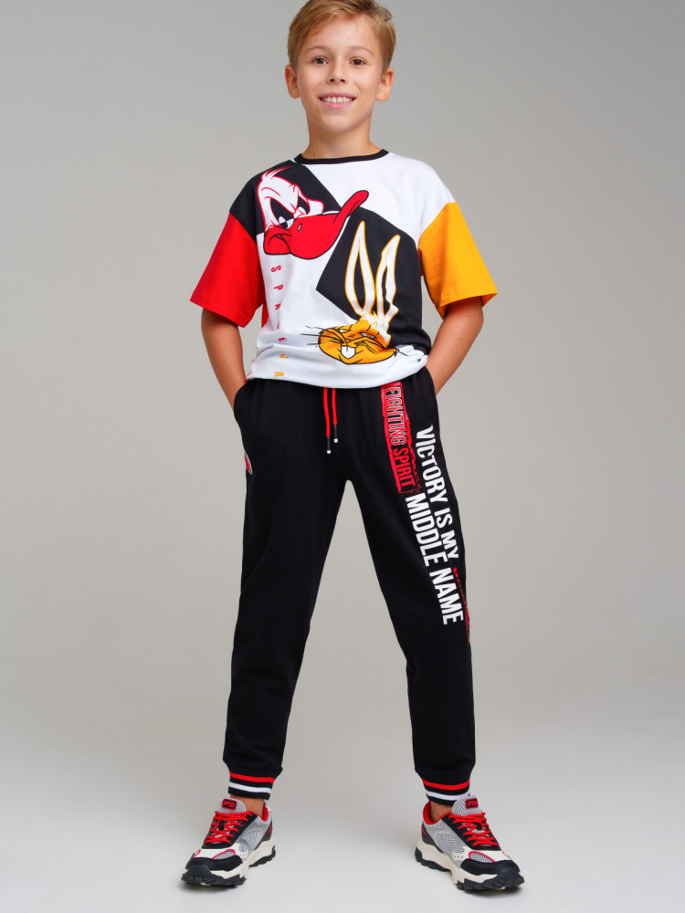 Брюки трикотажные для мальчиков | AND | PlayToday