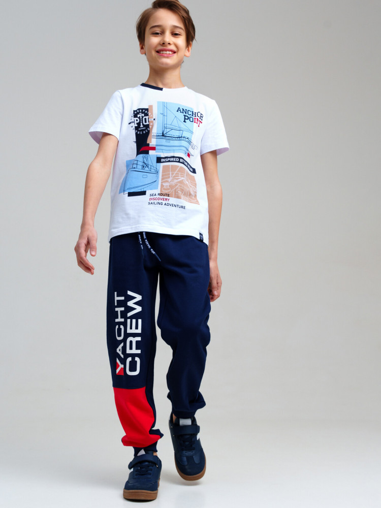 Брюки трикотажные для мальчиков | Repeat | PlayToday