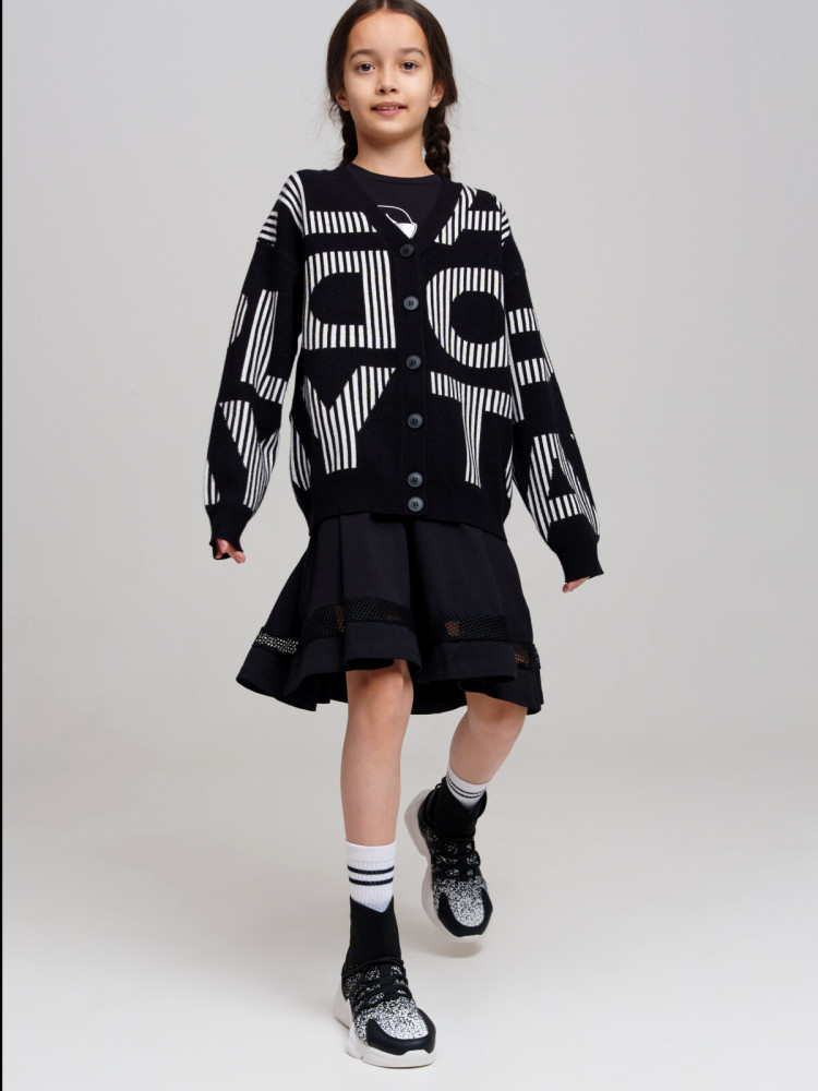 Джемпер трикотажный для девочек | Play & Joy | PlayToday