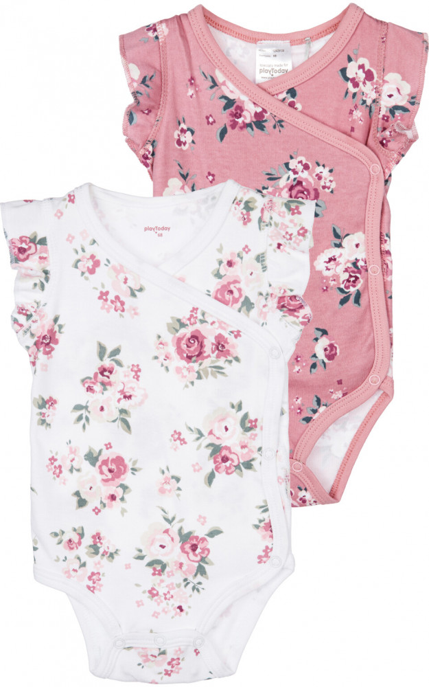 Комплект боди для девочек | Flora | PlayToday
