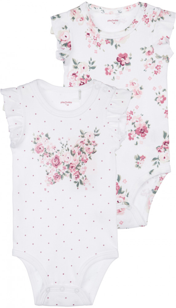 Комплект боди для девочек | Flora | PlayToday