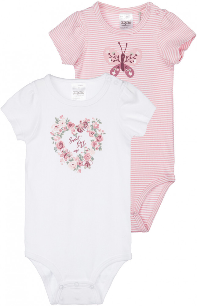 Комплект боди для девочек | Flora | PlayToday