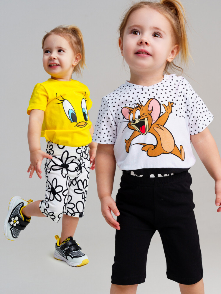 Комплект легинсов для девочек | Play & Joy | PlayToday