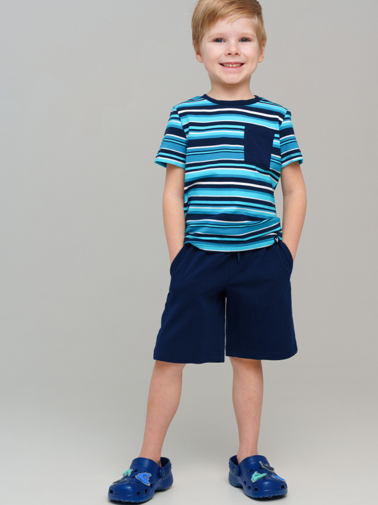 Комплект трикотажный для мальчиков: футболка, шорты | BAll | PlayToday