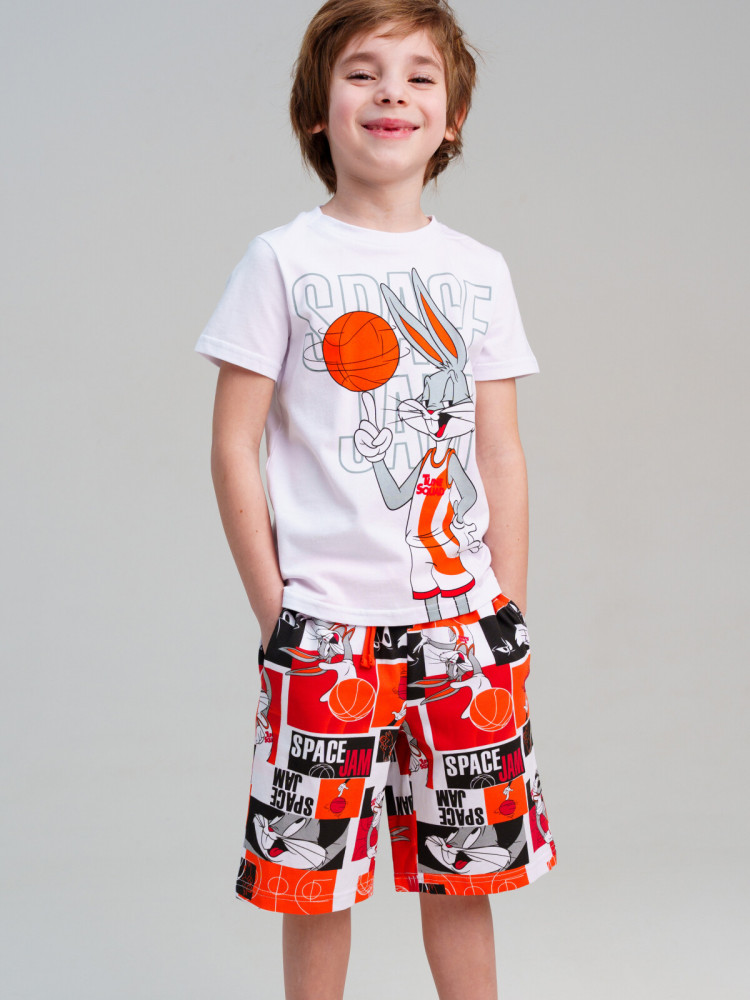 Комплект трикотажный для мальчиков: футболка, шорты | Home_Ball | PlayToday