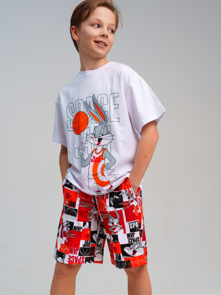 Комплект трикотажный для мальчиков: футболка, шорты | Home_Ball | PlayToday