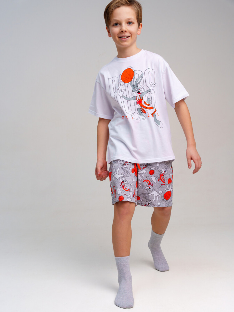 Комплект трикотажный для мальчиков: футболка, шорты | Home_Ball | PlayToday