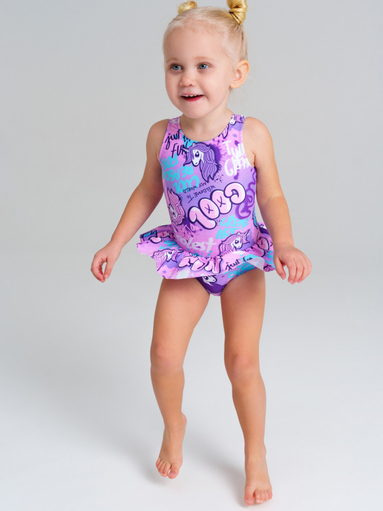 Купальник детский трикотажный для девочек | Play & Joy | PlayToday