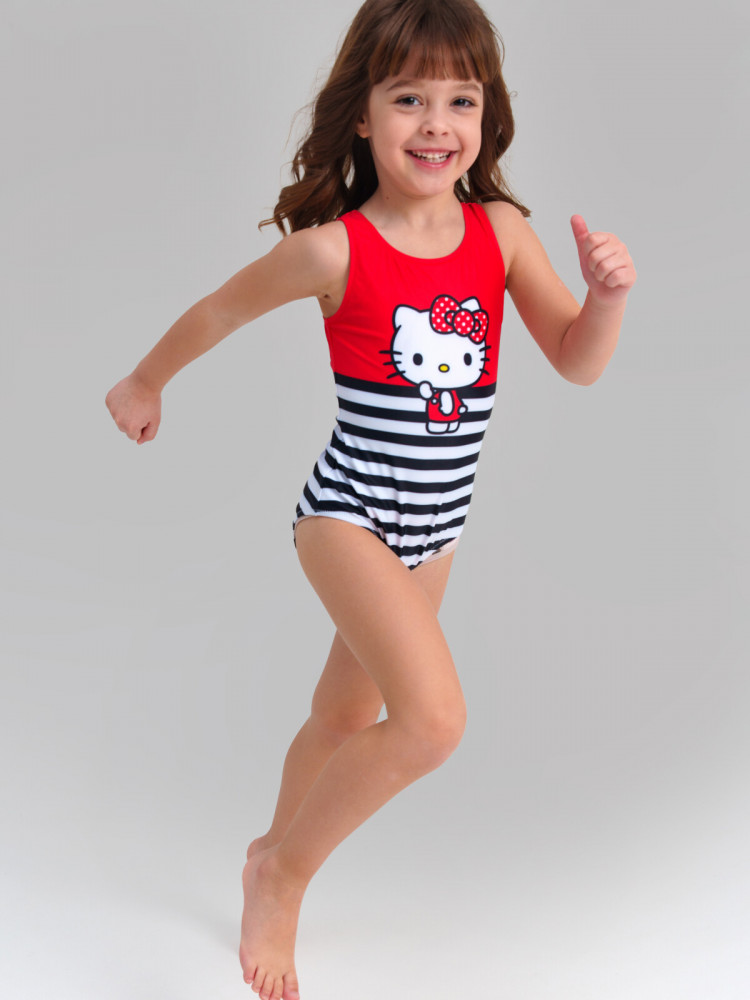 Купальник трикотажный для девочек | Play & Joy | PlayToday