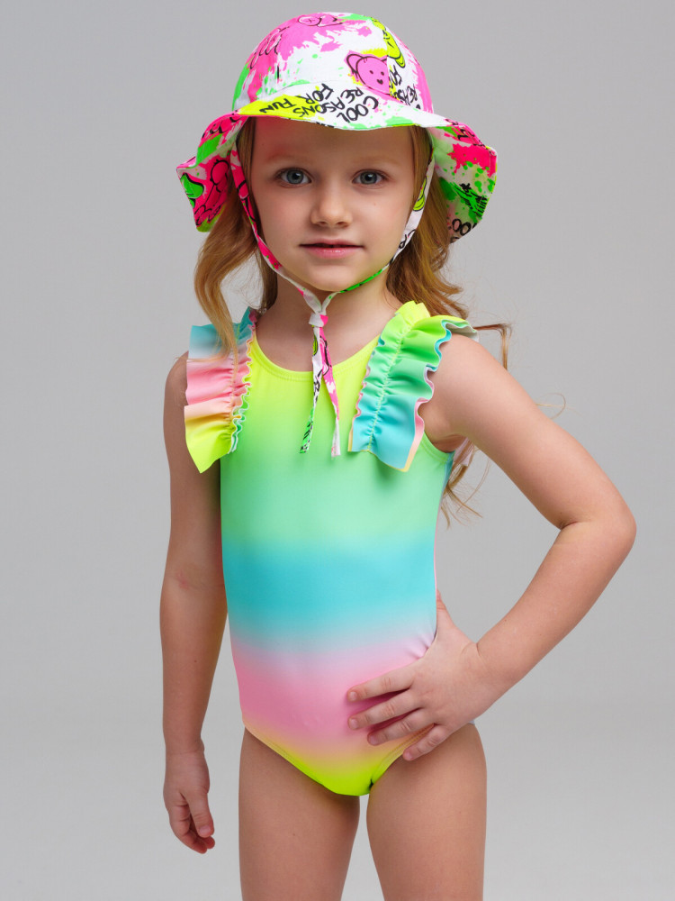 Купальник трикотажный для девочек | Monstric | PlayToday