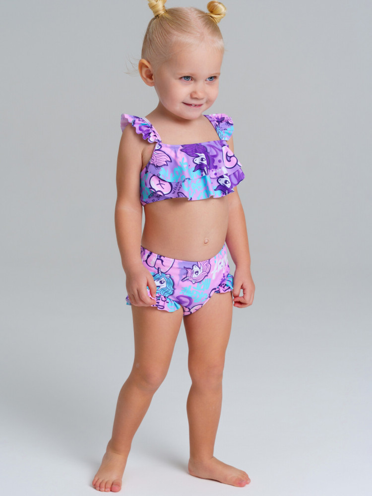 Купальный костюм детский трикотажный для девочек | Play & Joy | PlayToday