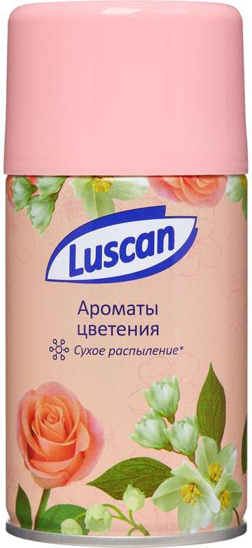 Баллон сменный сухого распыления для автоматического освежителя «Ароматы цветения» | Luscan