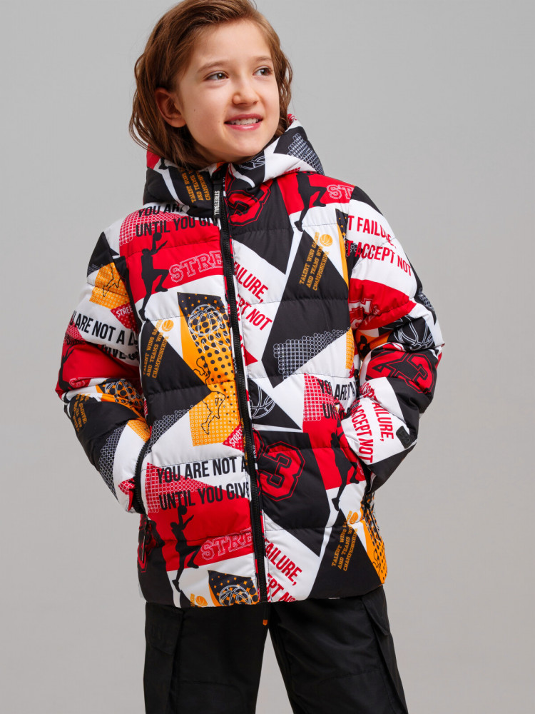 Куртка текстильная с полиуретановым покрытием для мальчиков | AND | PlayToday