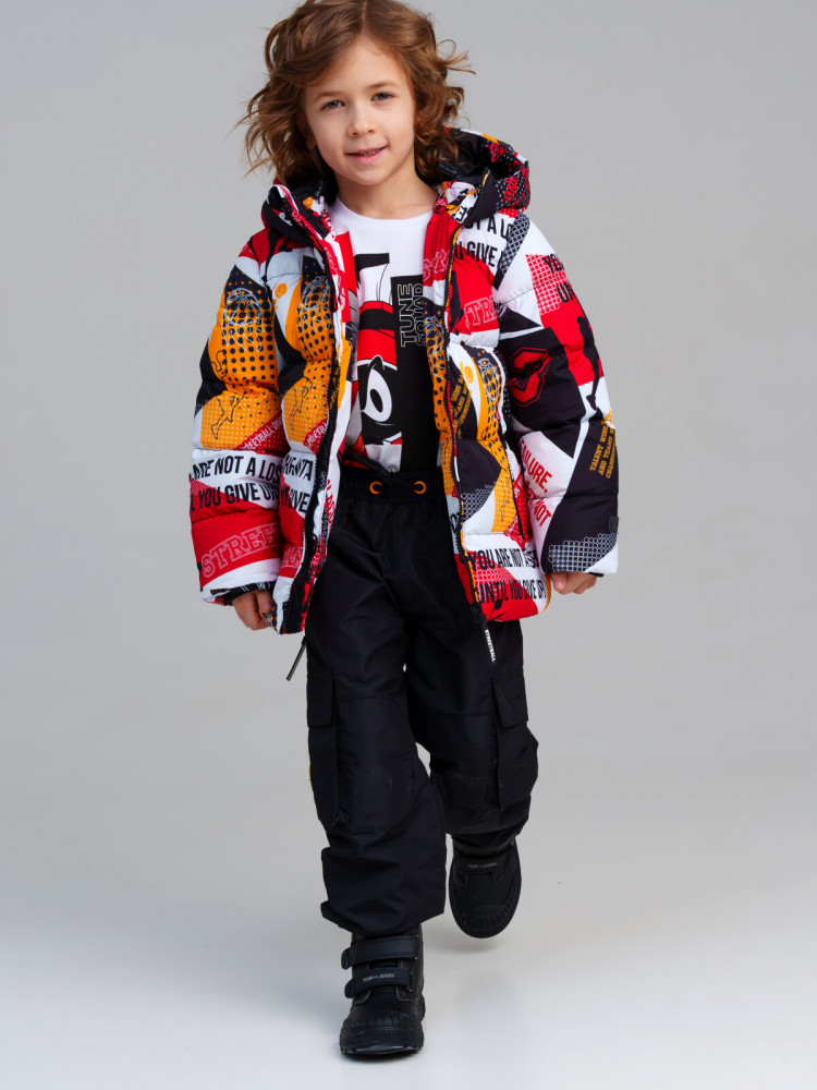 Куртка текстильная с полиуретановым покрытием для мальчиков | AND | PlayToday