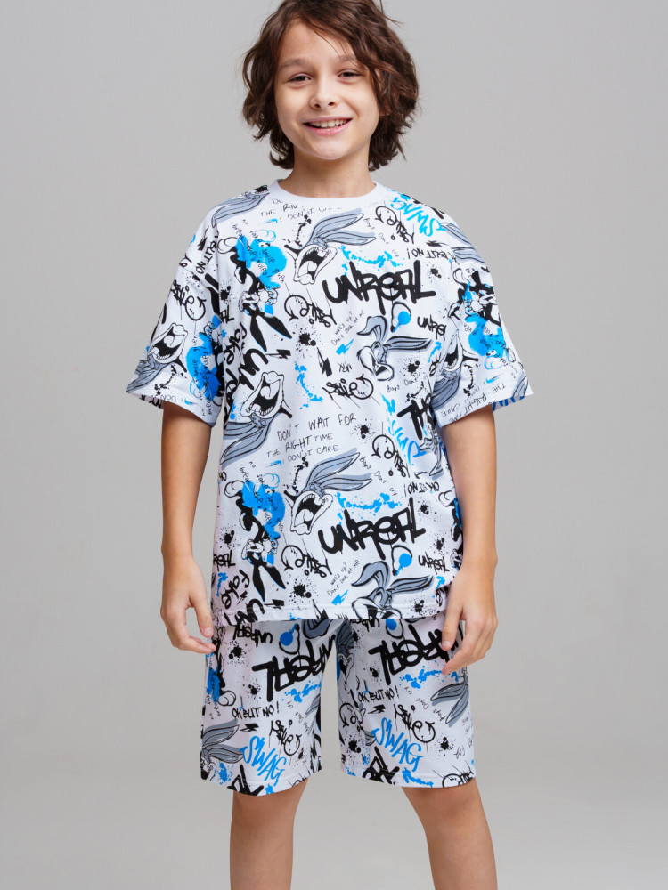 Пижама трикотажная для мальчиков | Home_graffity | PlayToday