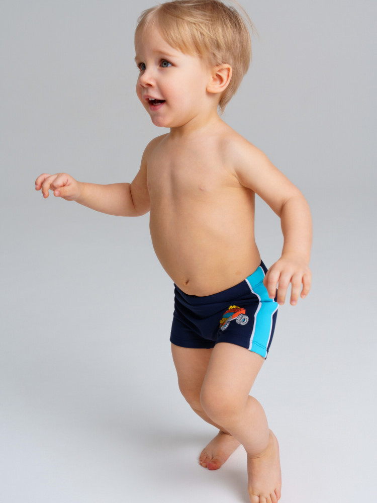 Плавки-шорты детские трикотажные для мальчиков, средней длины | Game | PlayToday